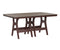 Berlin Gardens Harbor Bar Tables 44" x 72" Rectangular Bar Table with Hammered Top