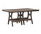 Berlin Gardens Harbor Bar Tables 44" x 72" Rectangular Bar Table with Hammered Top