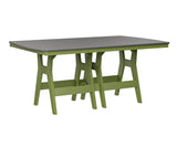 Berlin Gardens Harbor Bar Tables 44" x 72" Rectangular Bar Table with Hammered Top