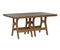 Berlin Gardens Harbor Bar Tables 44" x 72" Rectangular Bar Table with Hammered Top