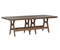 Berlin Gardens Harbor Bar Tables 44" x 96" Rectangular Bar Table with Hammered Top