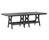 Berlin Gardens Harbor Bar Tables 44" x 96" Rectangular Bar Table with Hammered Top