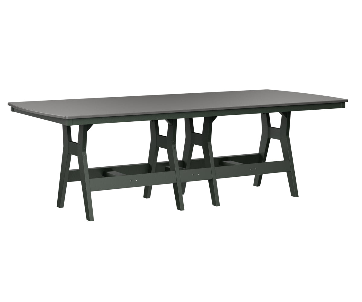 Berlin Gardens Harbor Bar Tables 44" x 96" Rectangular Bar Table with Hammered Top