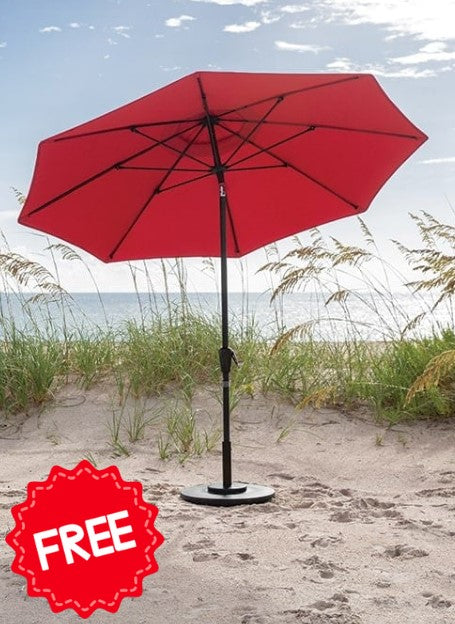 FREE 9' Market Umbrella With Purchase Of LuxCraft 5 Piece Dining Set