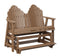 Berlin Gardens Cozi-Back Double Counter Glider with Allochrome Brackets