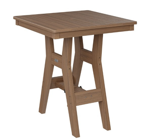 Berlin Gardens Harbor Bar Tables Standard Top 28" Square Bar Table
