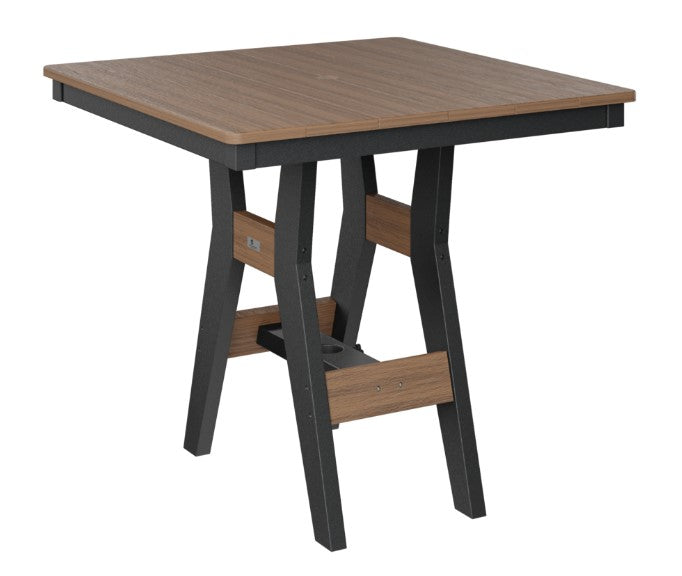 Berlin Gardens Harbor Bar Tables Standard Top 33" Square Bar Table