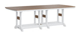 Berlin Gardens Garden Classic Standard Top 44" x 96" Rectangular Bar Table