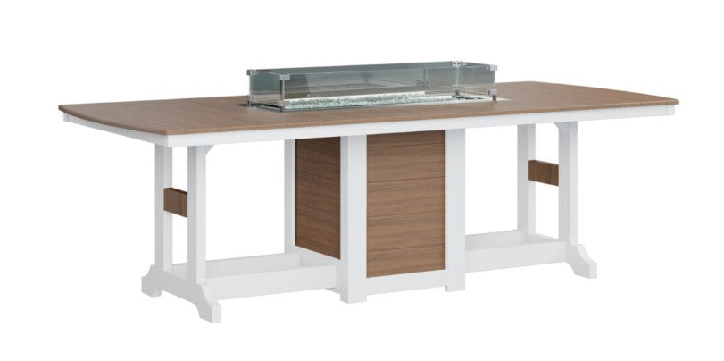 Berlin Gardens Garden Classic Standard Top 44" x 96" Rectangular Fire Dining Table