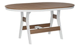 Berlin Gardens Harbor Bar Tables Standard Top 44" x 64" Oblong Bar Table