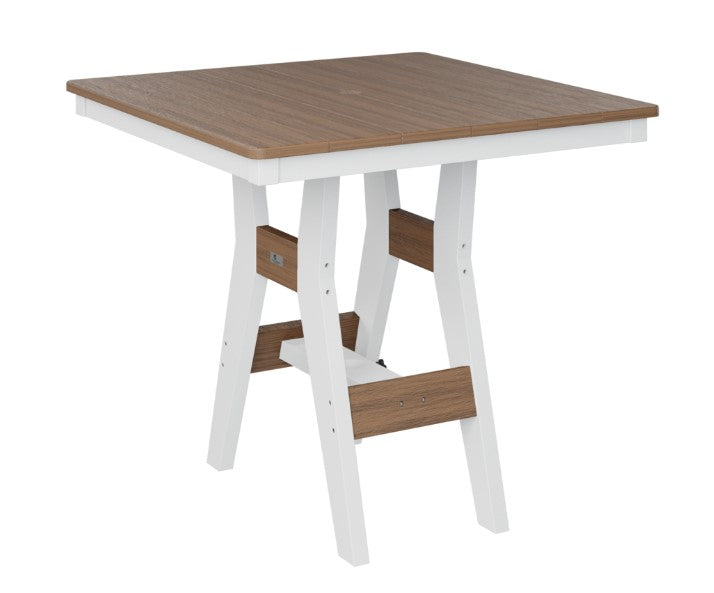 Berlin Gardens Harbor Bar Tables Standard Top 33" Square Bar Table