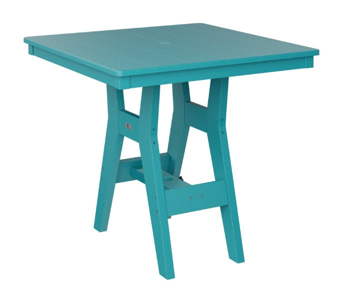Berlin Gardens Harbor Bar Tables Standard Top 33" Square Bar Table