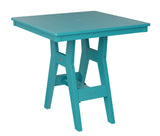 Berlin Gardens Harbor Bar Tables Standard Top 33" Square Bar Table