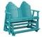 Berlin Gardens Cozi-Back Double Counter Glider with Allochrome Brackets