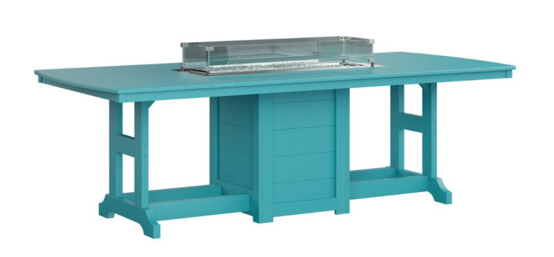 Berlin Gardens Garden Classic Standard Top 44" x 96" Rectangular Fire Counter Table