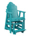 Berlin Gardens Cozi-Back Single Counter Glider with Allochrome Brackets