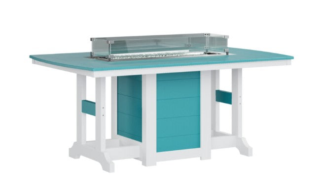 Berlin Gardens Garden Classic Standard Top 44" x 72" Rectangular Fire Dining Table