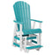 Berlin Gardens Comfo-Back Single Counter Glider with Allochrome Brackets