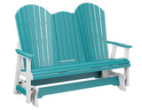 Berlin Gardens Comfo-Back Three Seat Glider w/Console Allochrome Brackets