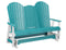 Berlin Gardens Comfo-Back Three Seat Glider w/Console Allochrome Brackets