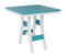 Berlin Gardens Harbor Bar Tables Standard Top 33" Square Bar Table