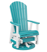 Berlin Gardens Comfo-Back Swivel Glider with Allochrome Brackets