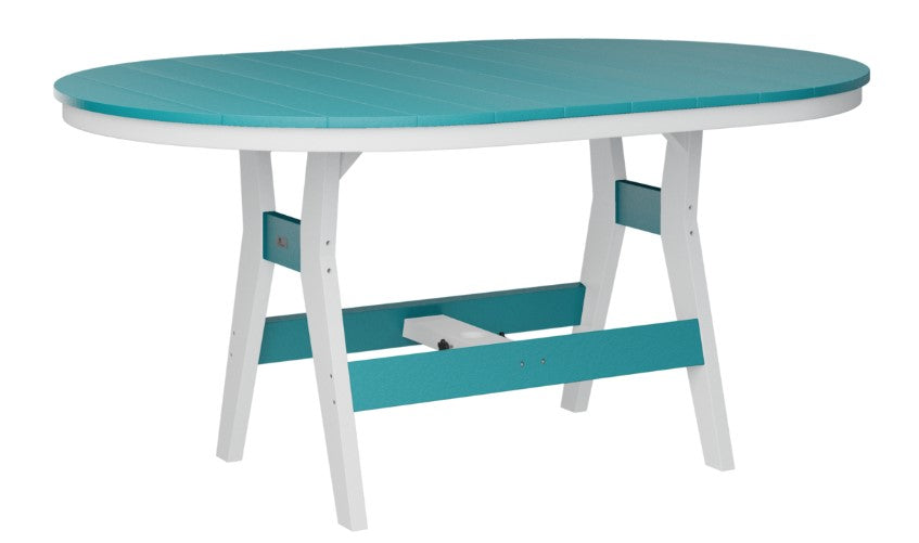 Berlin Gardens Harbor Bar Tables Standard Top 44" x 64" Oblong Bar Table