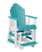 Berlin Gardens Cozi-Back Single Counter Glider with Allochrome Brackets