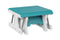 Berlin Gardens Gliding Footstool with Allochrome Brackets