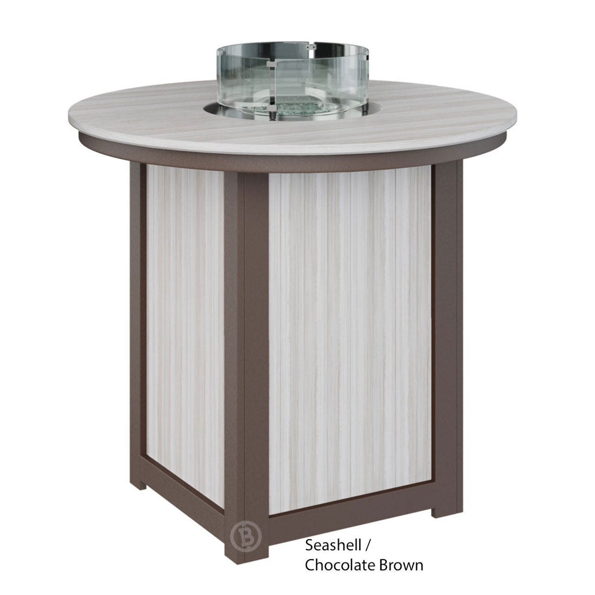 Berlin Gardens Donoma Standard Top 44" Round Fire Table Bar