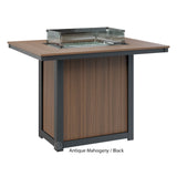 Berlin Gardens Donoma Standard Top 42" x 54" Rectangular Fire Table Bar