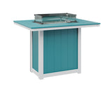Berlin Gardens Donoma Standard Top 42" x 54" Rectangular Fire Table Bar