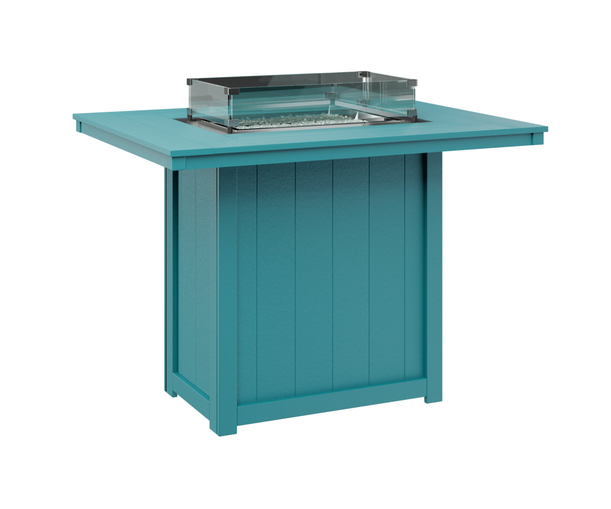 Berlin Gardens Donoma Standard Top 42" x 54" Rectangular Fire Table Bar