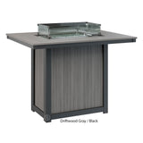 Berlin Gardens Donoma Standard Top 42" x 54" Rectangular Fire Table Bar