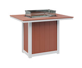 Berlin Gardens Donoma Standard Top 42" x 54" Rectangular Fire Table Bar