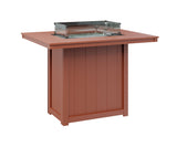 Berlin Gardens Donoma Standard Top 42" x 54" Rectangular Fire Table Bar