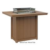 Berlin Gardens Donoma Standard Top 42" x 54" Rectangular Fire Table Bar