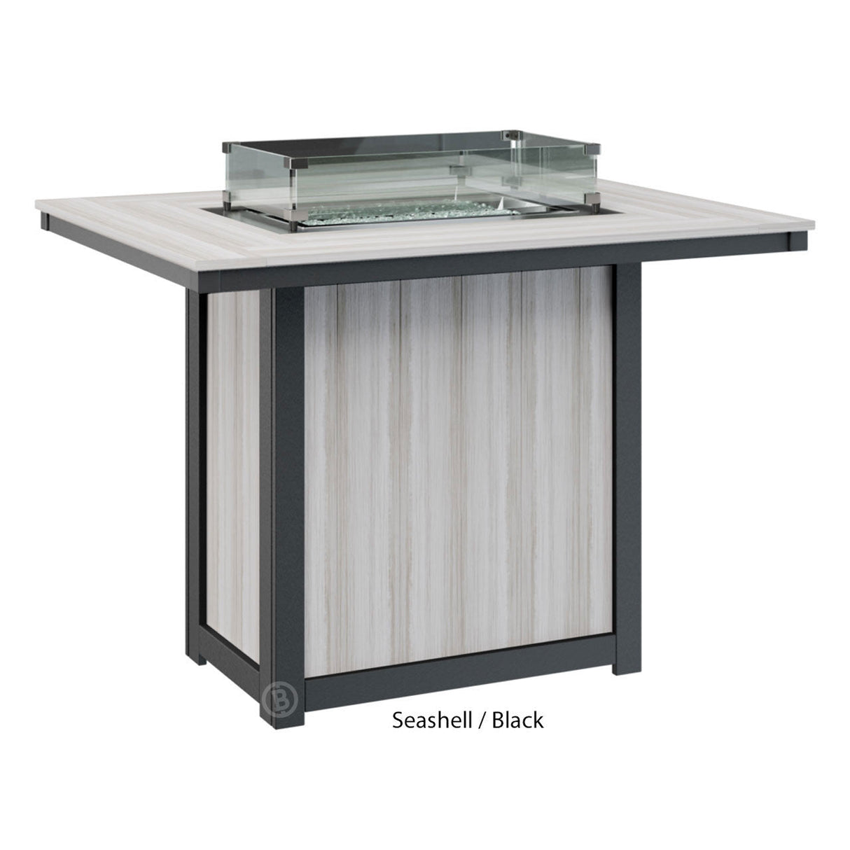 Berlin Gardens Donoma Standard Top 42" x 54" Rectangular Fire Table Bar