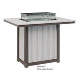 Berlin Gardens Donoma Standard Top 42" x 54" Rectangular Fire Table Bar