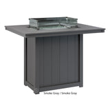 Berlin Gardens Donoma Standard Top 42" x 54" Rectangular Fire Table Bar