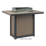Berlin Gardens Donoma Standard Top 42" x 54" Rectangular Fire Table Bar
