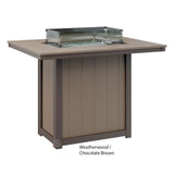 Berlin Gardens Donoma Standard Top 42" x 54" Rectangular Fire Table Bar