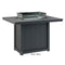 Berlin Gardens Donoma Standard Top 42" x 54" Rectangular Fire Table Counter