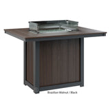 Berlin Gardens Donoma Standard Top 42" x 54" Rectangular Fire Table Counter