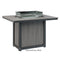 Berlin Gardens Donoma Standard Top 42" x 54" Rectangular Fire Table Counter