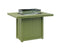 Berlin Gardens Donoma Standard Top 42" x 54" Rectangular Fire Table Counter