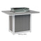 Berlin Gardens Donoma Standard Top 42" x 54" Rectangular Fire Table Counter