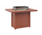Berlin Gardens Donoma Standard Top 42" x 54" Rectangular Fire Table Counter