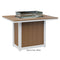 Berlin Gardens Donoma Standard Top 42" x 54" Rectangular Fire Table Counter