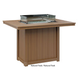 Berlin Gardens Donoma Standard Top 42" x 54" Rectangular Fire Table Counter